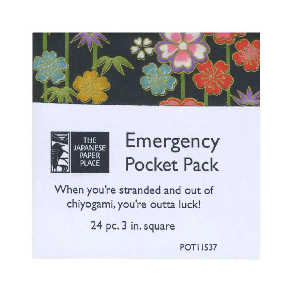 Emergency Pocket Pack 24 sheets 3x3