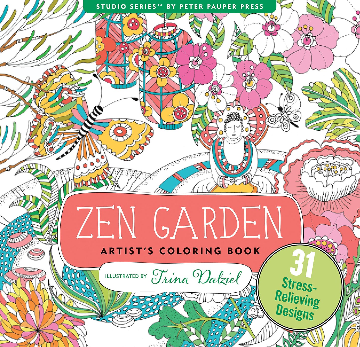 "Zen Garden" Colouring Book