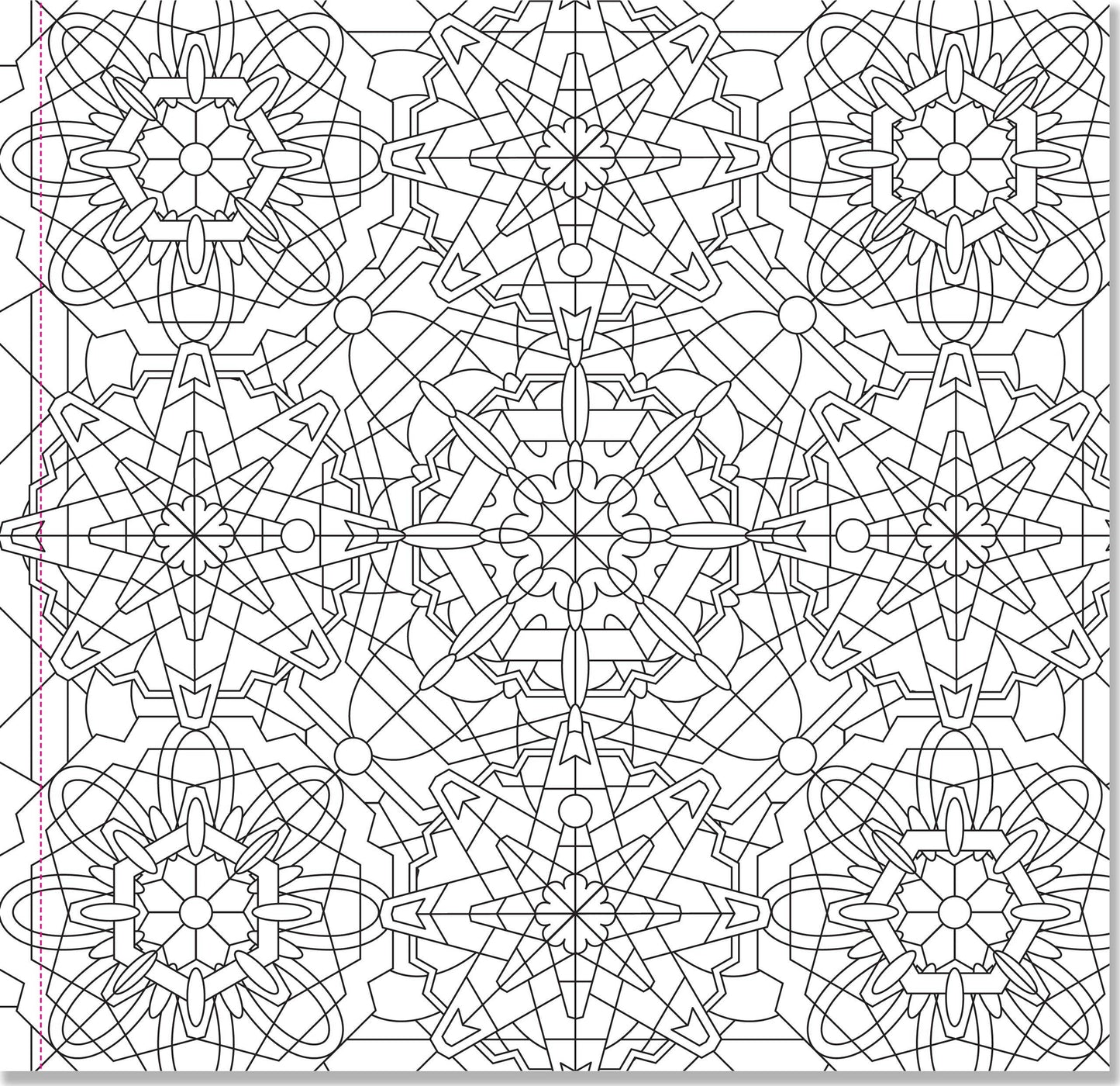 "Kaleidoscope Designs" Colouring Book