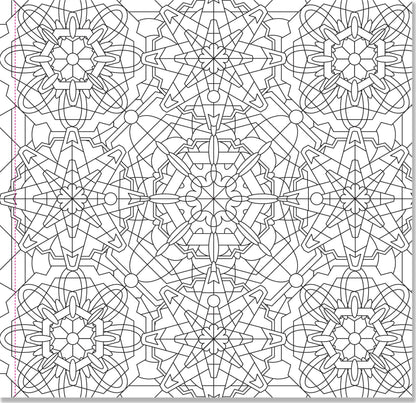 "Kaleidoscope Designs" Colouring Book