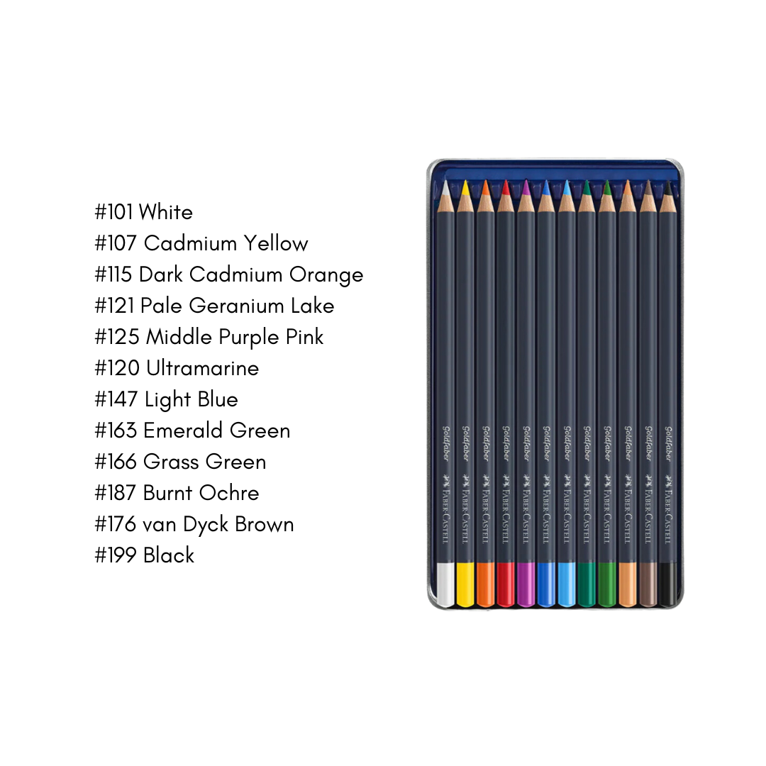 Faber-Castell Creative Studio Goldfaber Coloured Pencil Tins