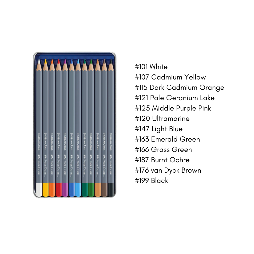 Faber-Castell Goldfaber Aqua Watercolour Pencil Sets