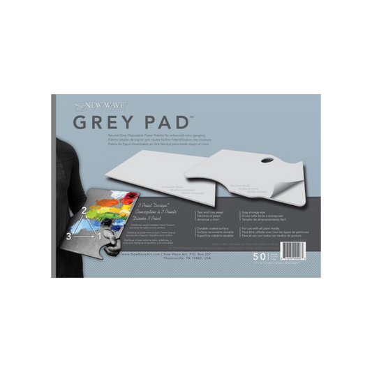 New Wave Disposable Grey Palette Pad 11x16" 10 Sheets