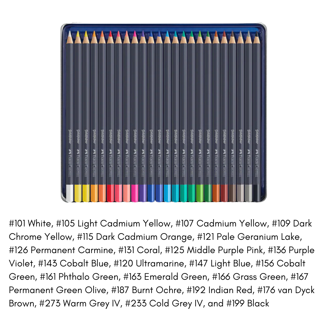 Faber-Castell Creative Studio Goldfaber Coloured Pencil Tins