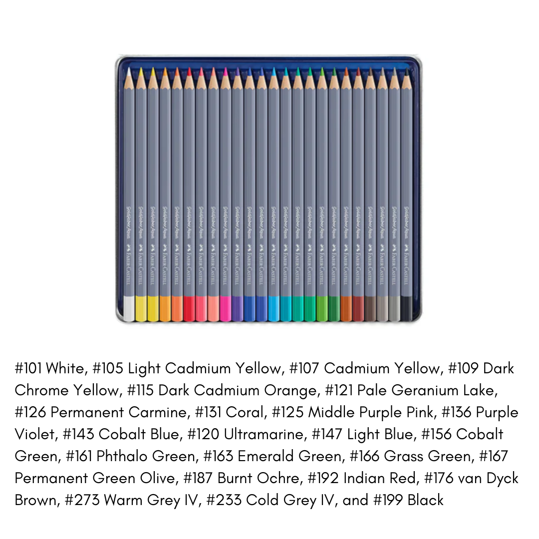 Faber-Castell Goldfaber Aqua Watercolour Pencil Sets