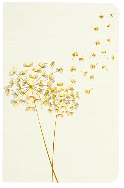 Dandelion Wishes Jotter Mini Dot-Grid Notebook 3-1/2" x 5-1/2"