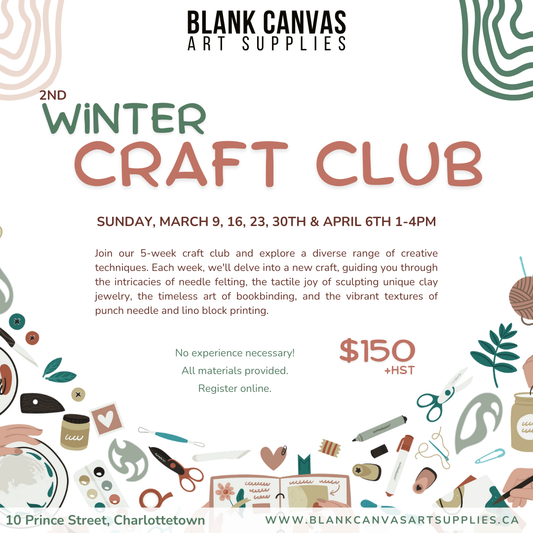 2nd Winter Craft Club - March 9, 16, 23, 30 & April 6th 2025