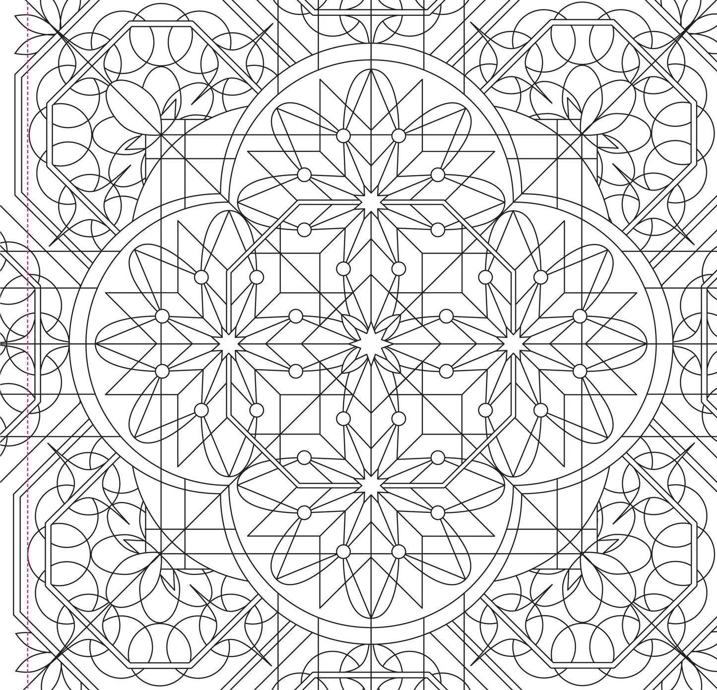 "Kaleidoscope Designs" Colouring Book