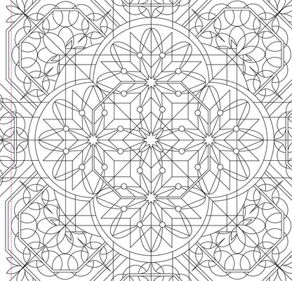 "Kaleidoscope Designs" Colouring Book