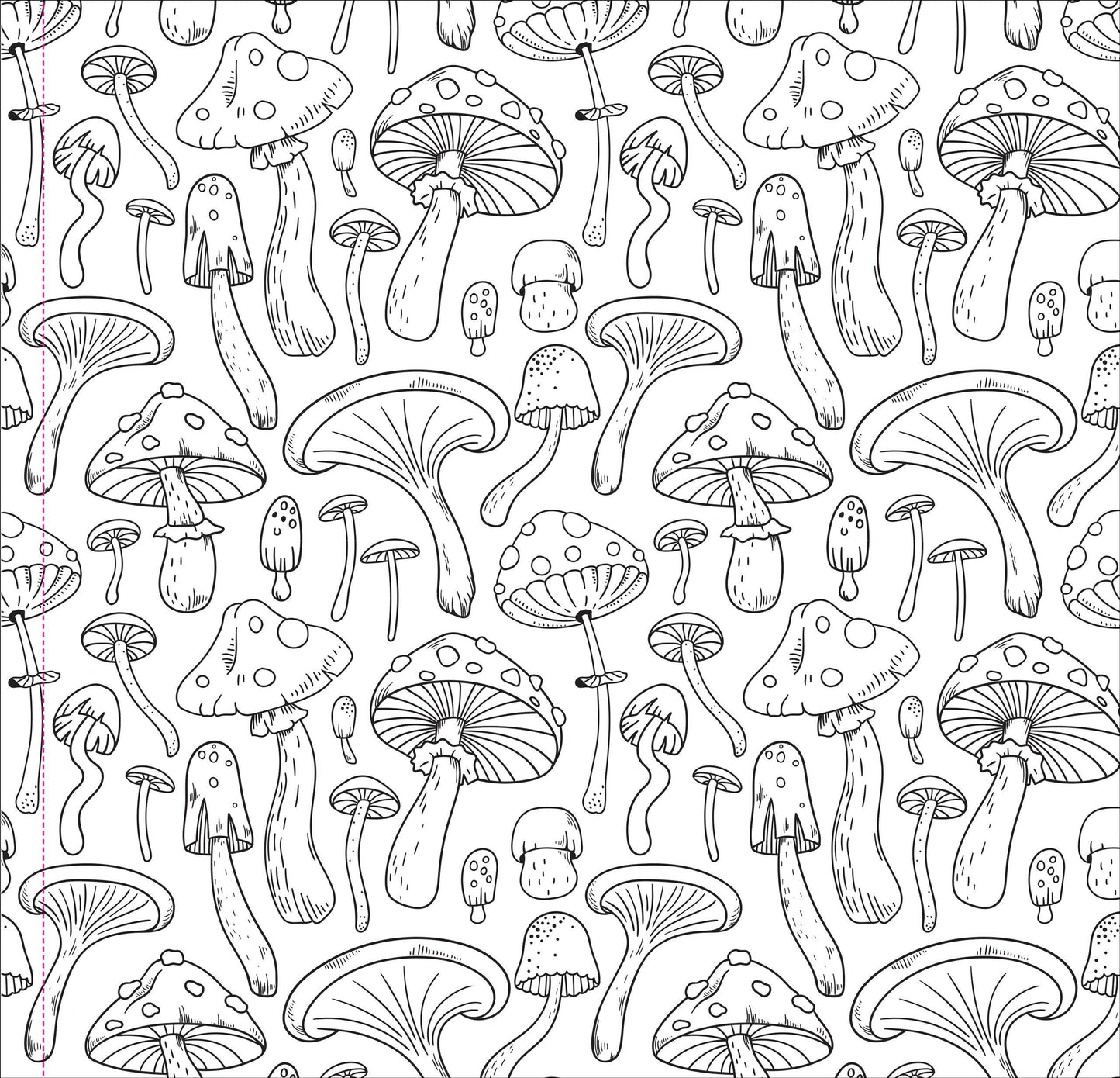 "Mushrooms" Colouring Book