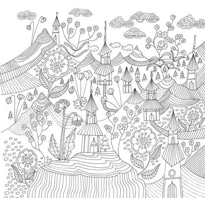 "Zen Garden" Colouring Book