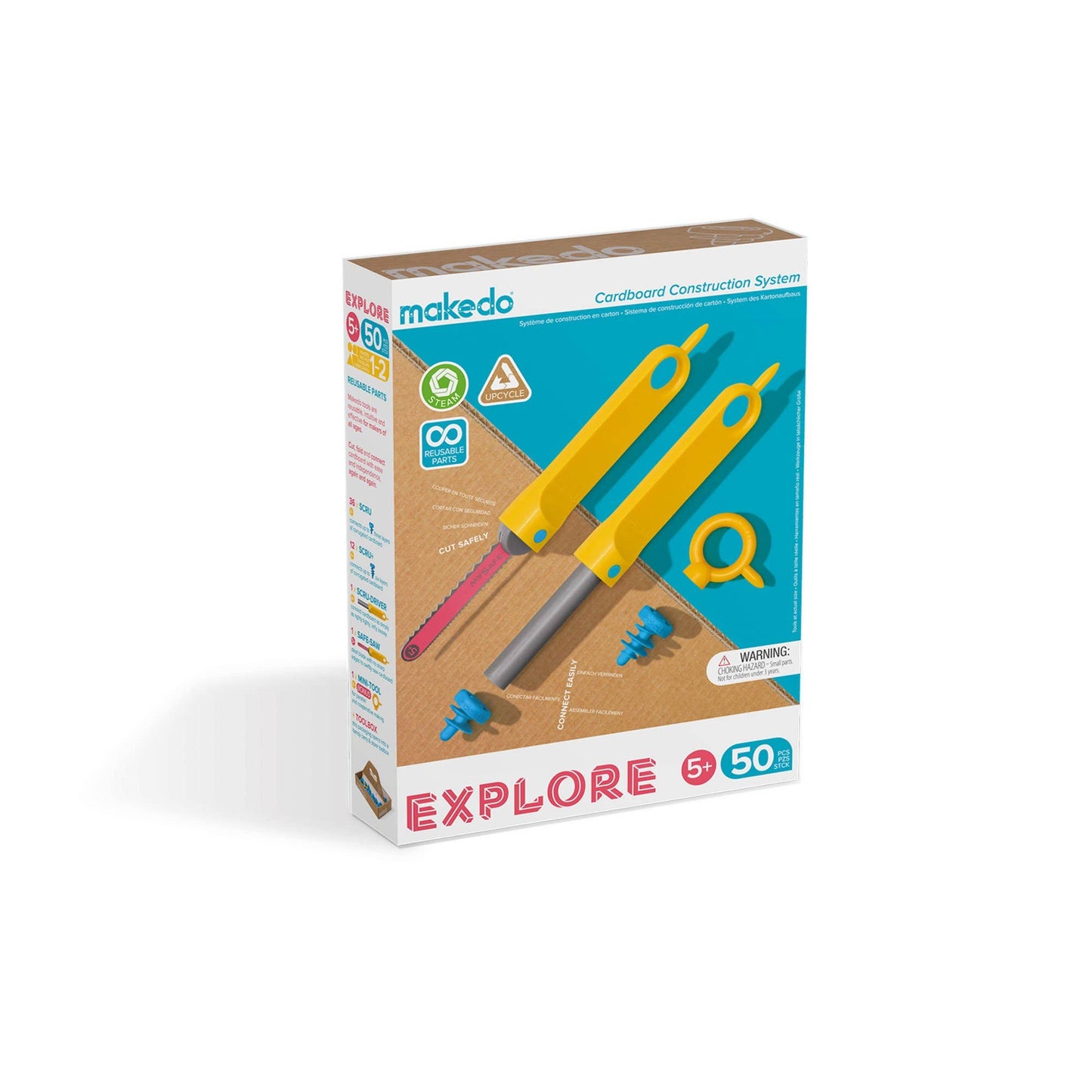 Makedo EXPLORE Cardboard Construction Kit