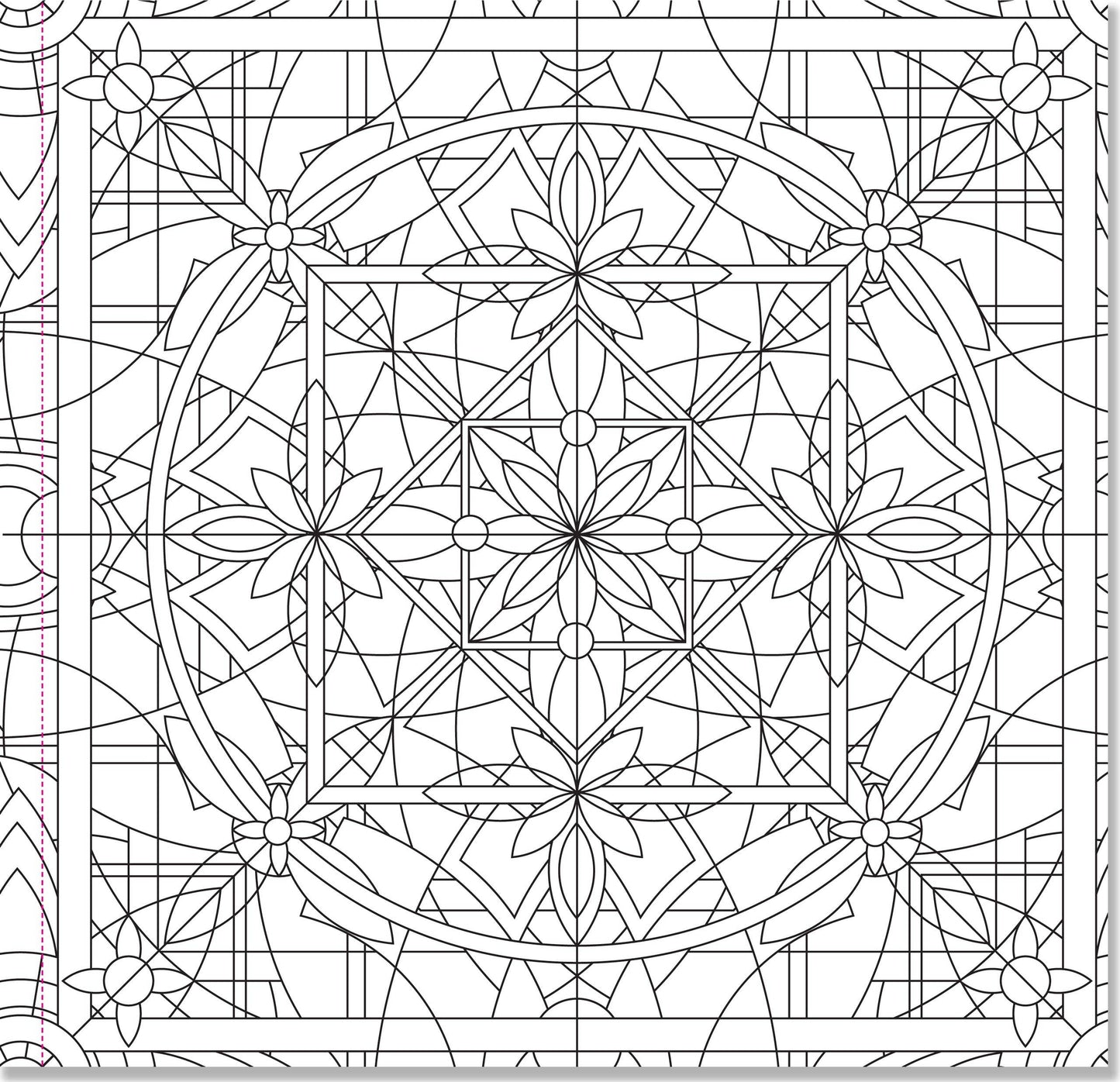 "Kaleidoscope Designs" Colouring Book