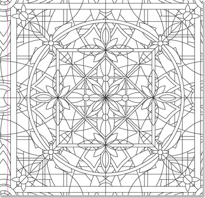 "Kaleidoscope Designs" Colouring Book