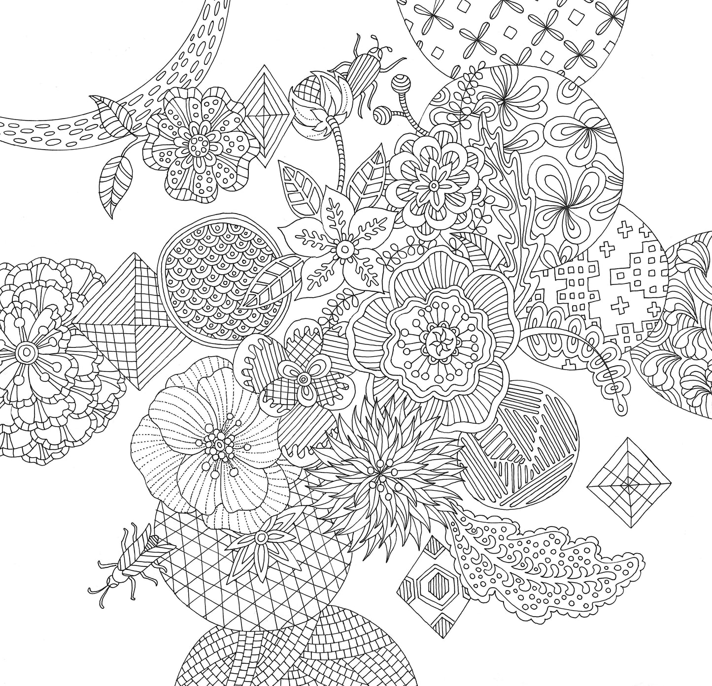 "Zen Garden" Colouring Book