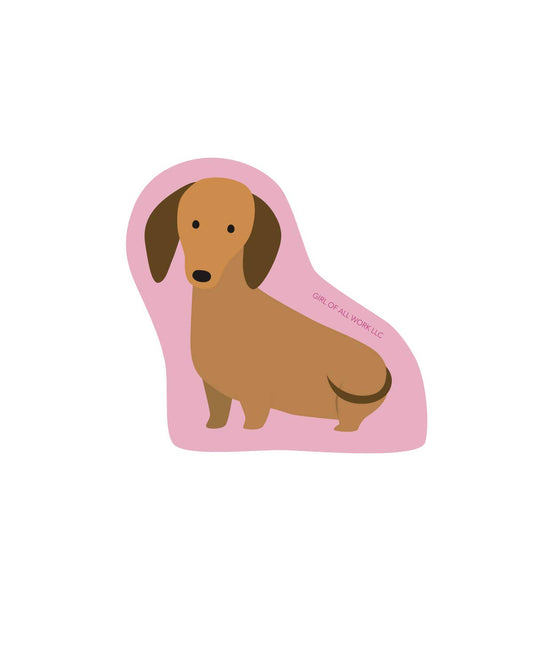 Dachshund Vinyl Sticker