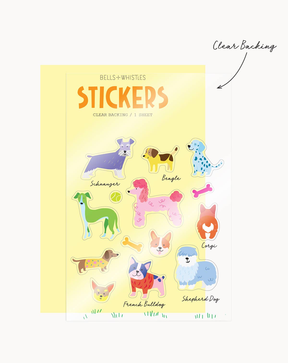 Dogs Clear Stickers