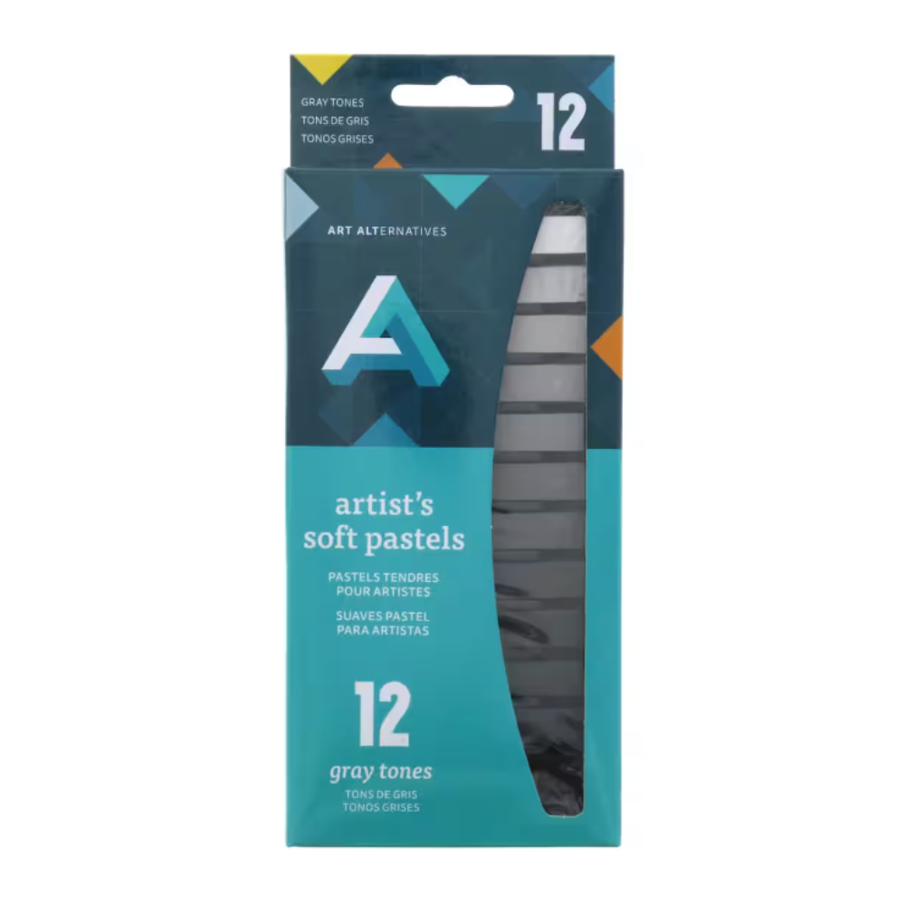 Art Alternatives Soft Pastels - Greys Set of 12