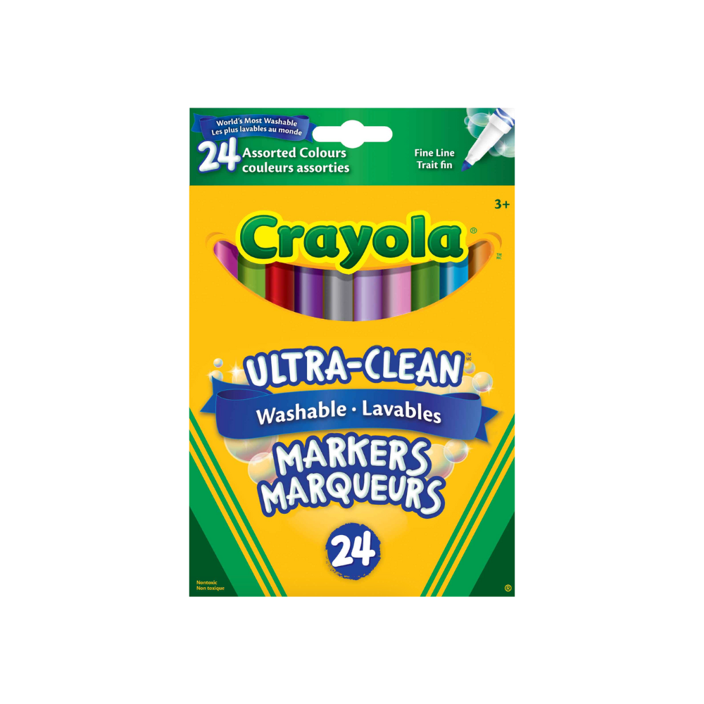 Crayola Washable Fine Line Markers Set of 24