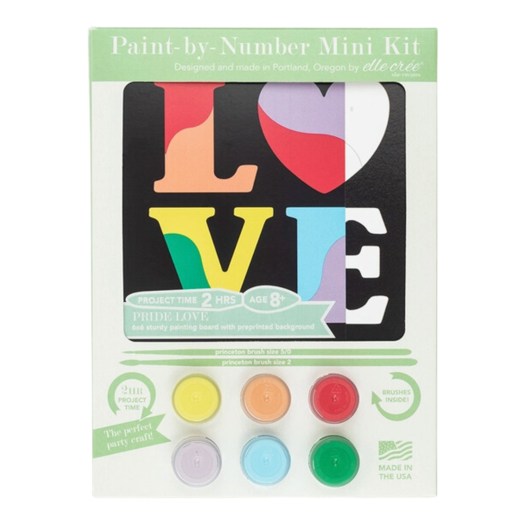 Elle Cree: Pride Love MINI Paint-by-Number Kit