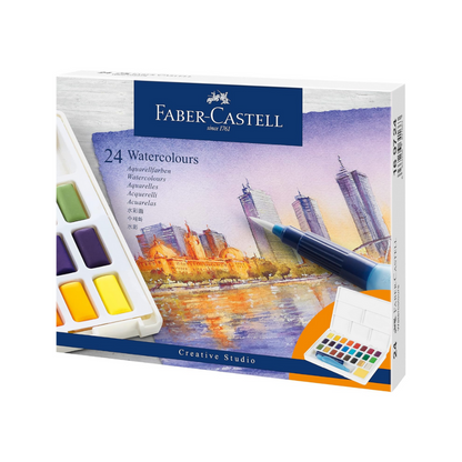 Faber-Castell Creative Studio Watercolour Half-Pan Sets