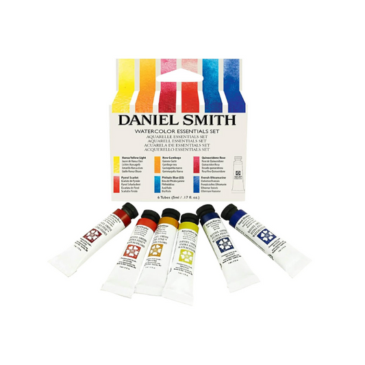 Daniel Smith Extra-Fine Watercolours Essentials Set of 6 - 5ml Tubes