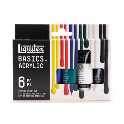 Liquitex Basics Acrylic Colour Set of 6 22ml