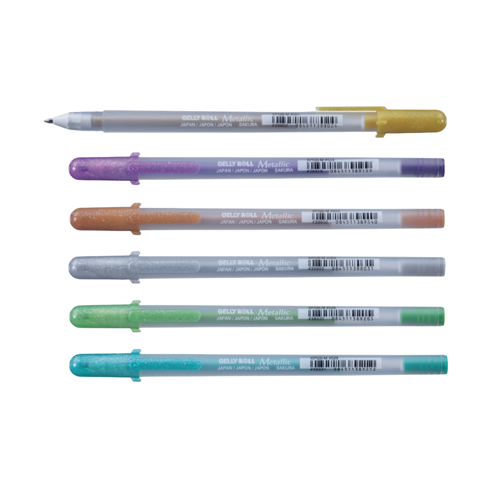 Sakura Gelly Roll Metallic Medium Point Pens