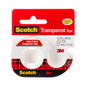 Scotch #144 Transparent Tape 1/2" x 450" Roll