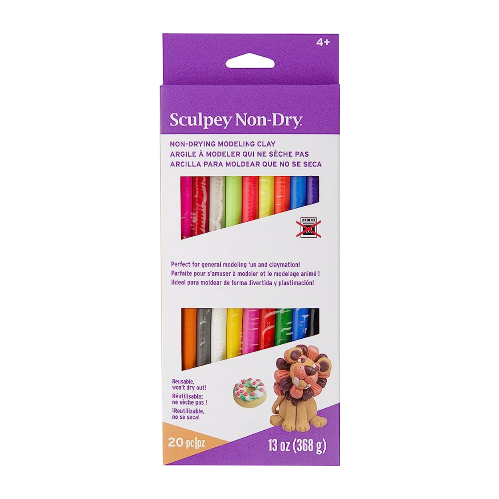 Sculpey Non-Dry Modeling Clay 20 Colour Pack