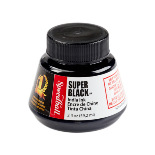 Speedball Super Black India Ink 2oz