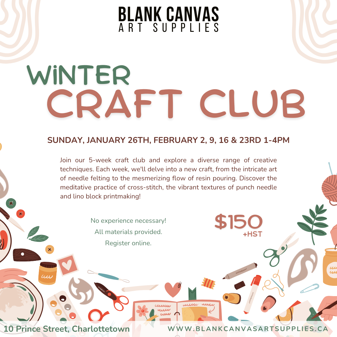 Winter Craft Club - January 26, Feb 2, 9, 16 & 23, 2025