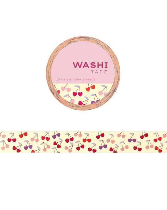 Cherry Hearts Washi Tape