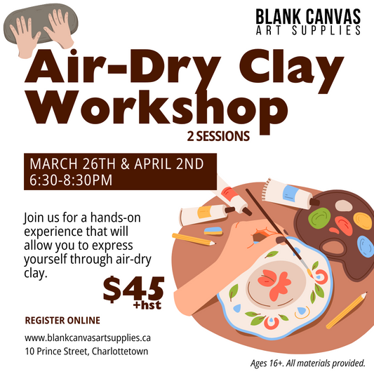 Air-dry Clay Workshop March 26 & April 2nd