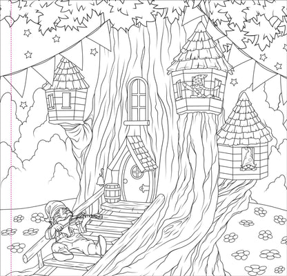 "Enchanted Kingdom" Colouring Book