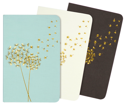 Dandelion Wishes Jotter Mini Dot-Grid Notebook 3-1/2" x 5-1/2"