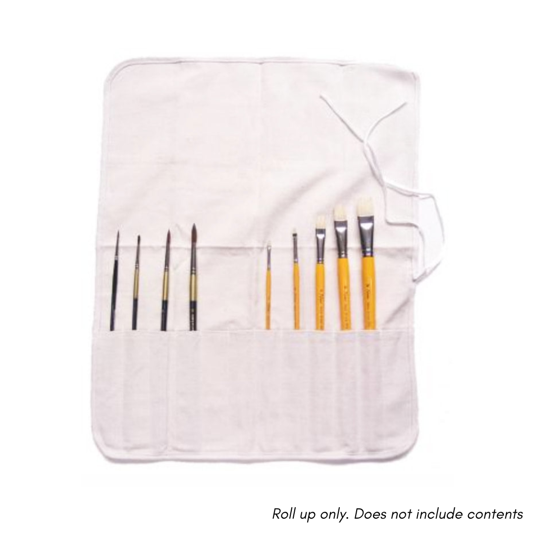 Nobel Arts Canvas Brush Roll-Up (Empty)