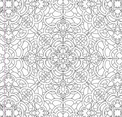 "Kaleidoscope Designs" Colouring Book