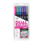 Tombow Dual Brush Pen Art Markers Set of 6 "Galaxy"