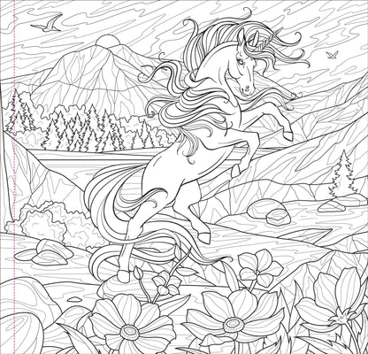 "Enchanted Kingdom" Colouring Book