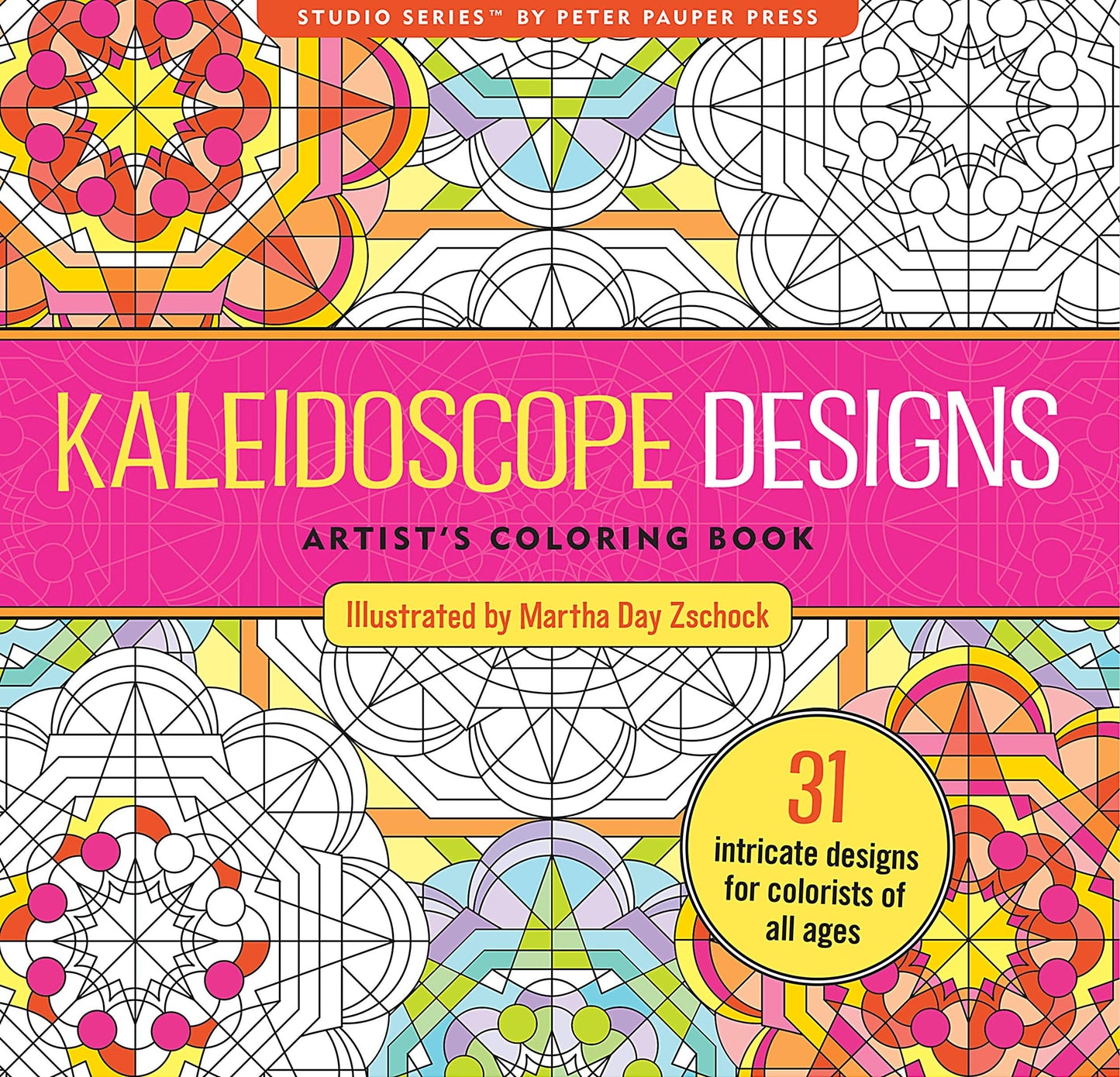 "Kaleidoscope Designs" Colouring Book