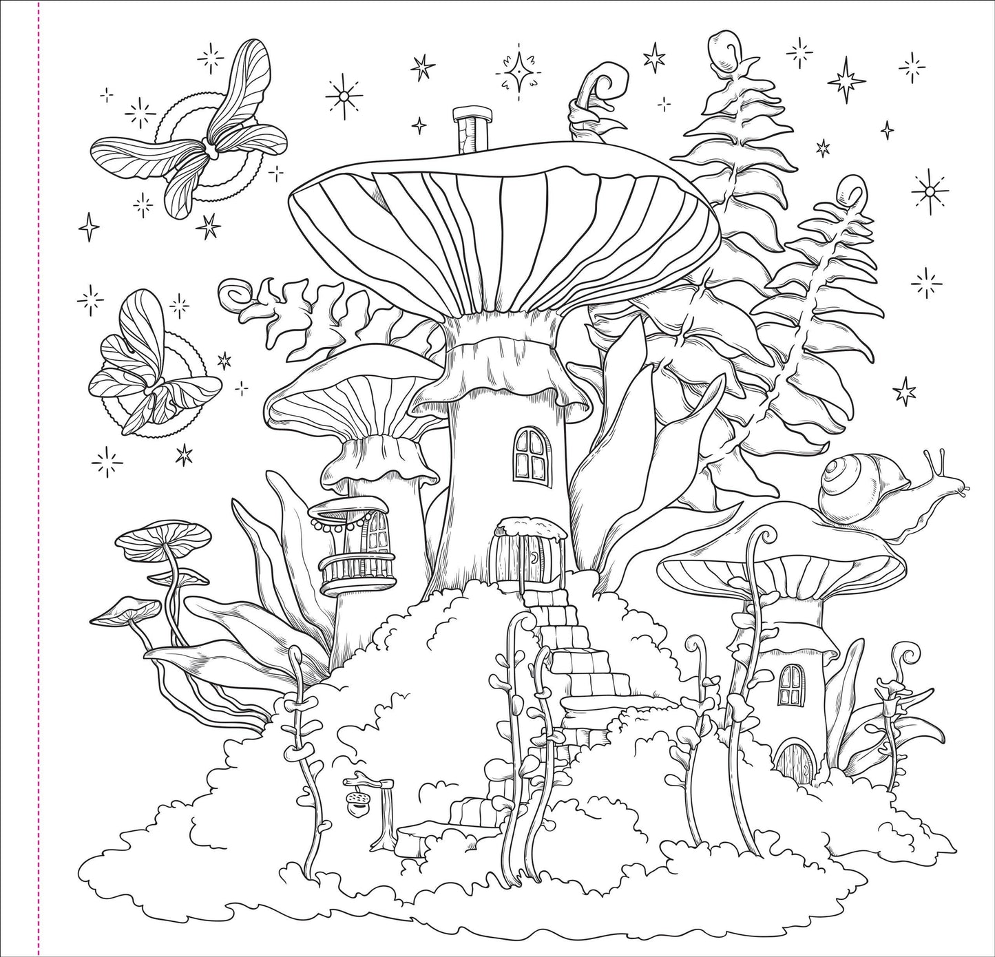 "Enchanted Kingdom" Colouring Book