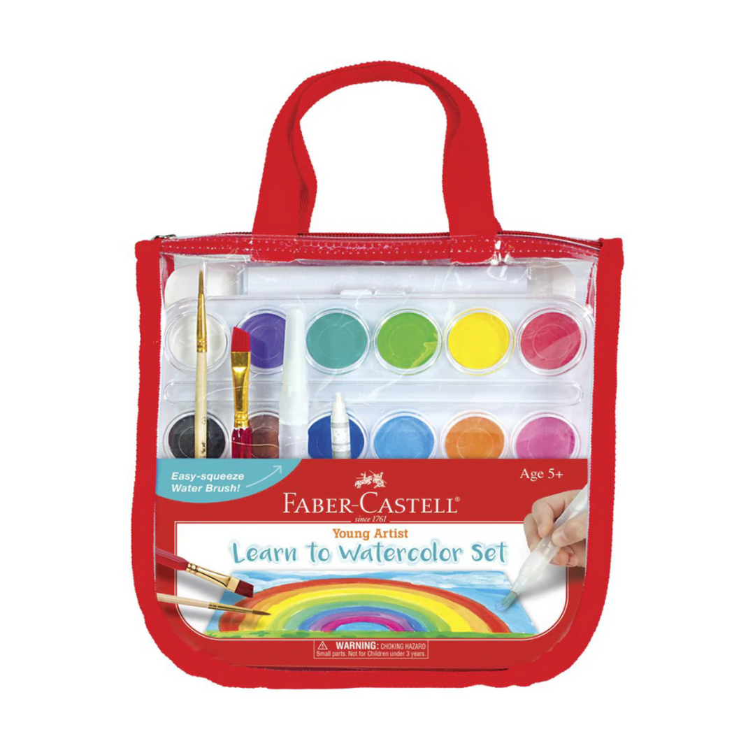 Faber-Castell Young Artists Learn to Paint Set (Watercolour)