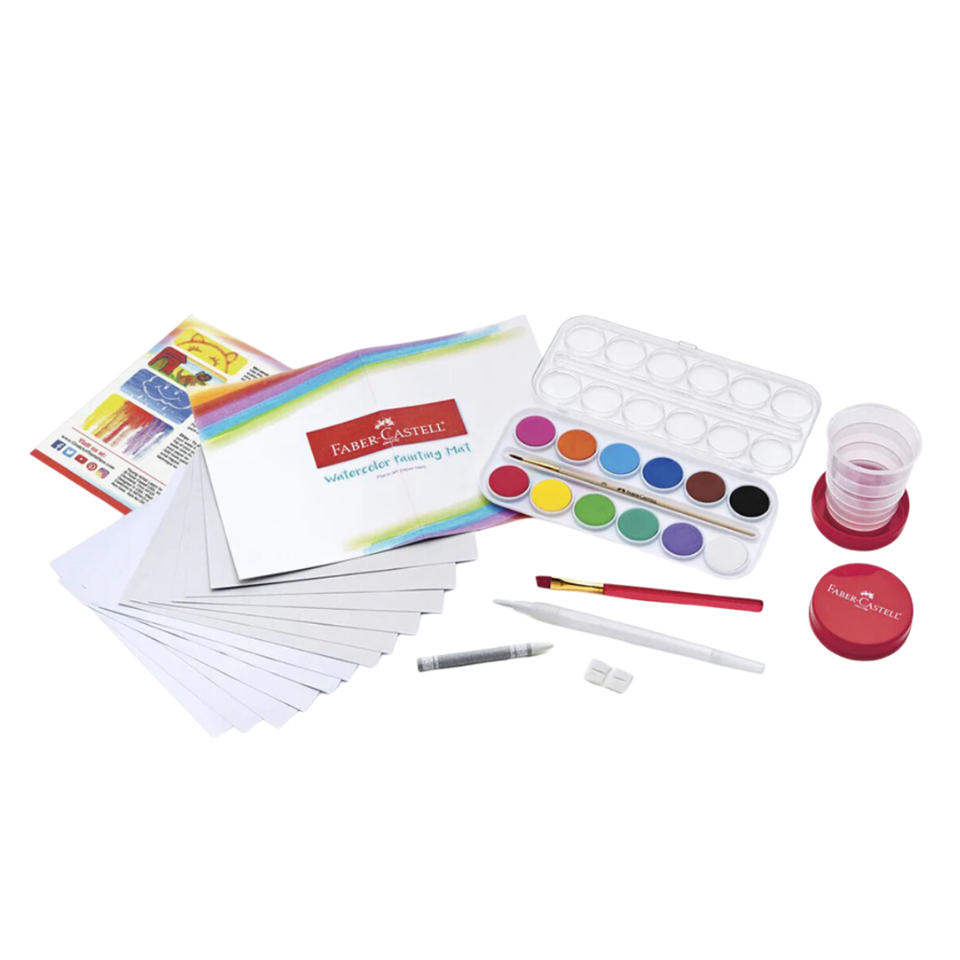 Faber-Castell Young Artists Learn to Paint Set (Watercolour)