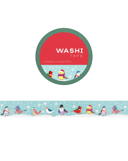 Snowy Flock Washi Tape