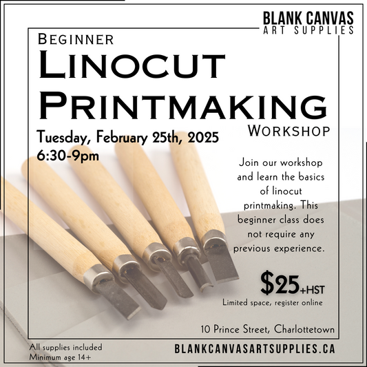 Workshop: Beginner Lino Printmaking February 25th