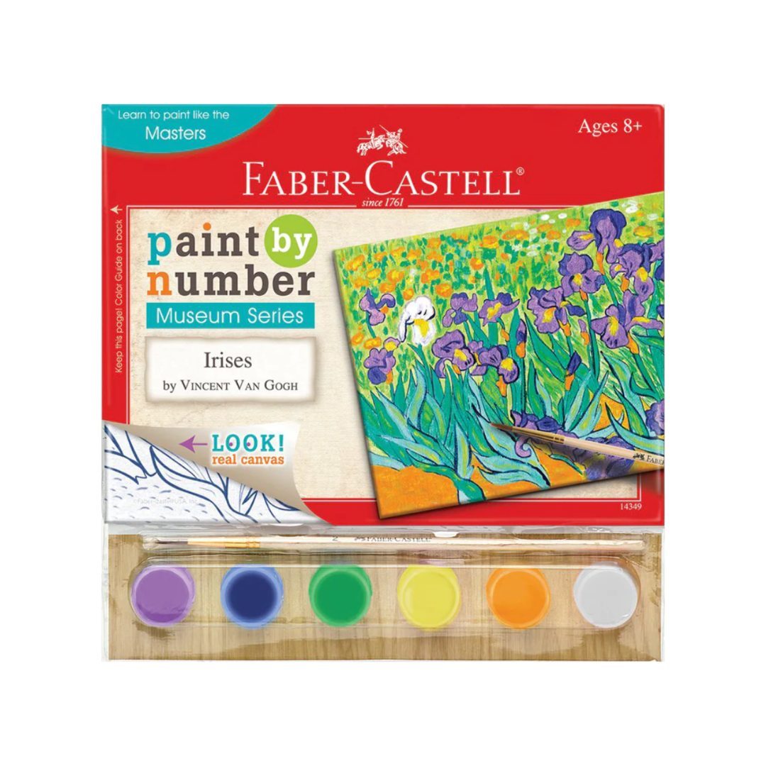 Faber-Castell Paint-by-Number Museum Series "Irises"