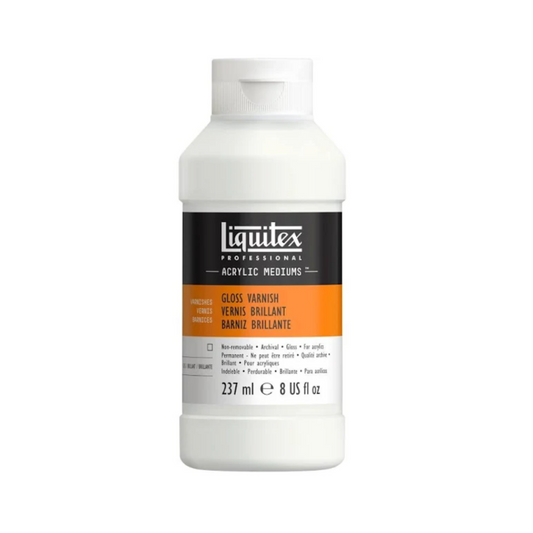 Liquitex Gloss Varnish 8oz (Flex Surface)