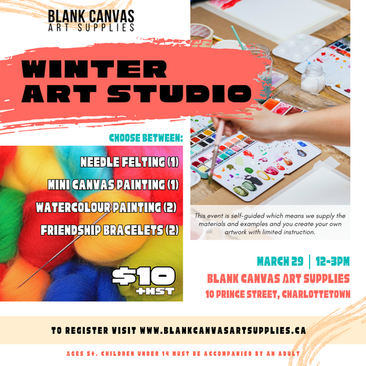 Drop-in Workshop: Winter Art Studio March 29th