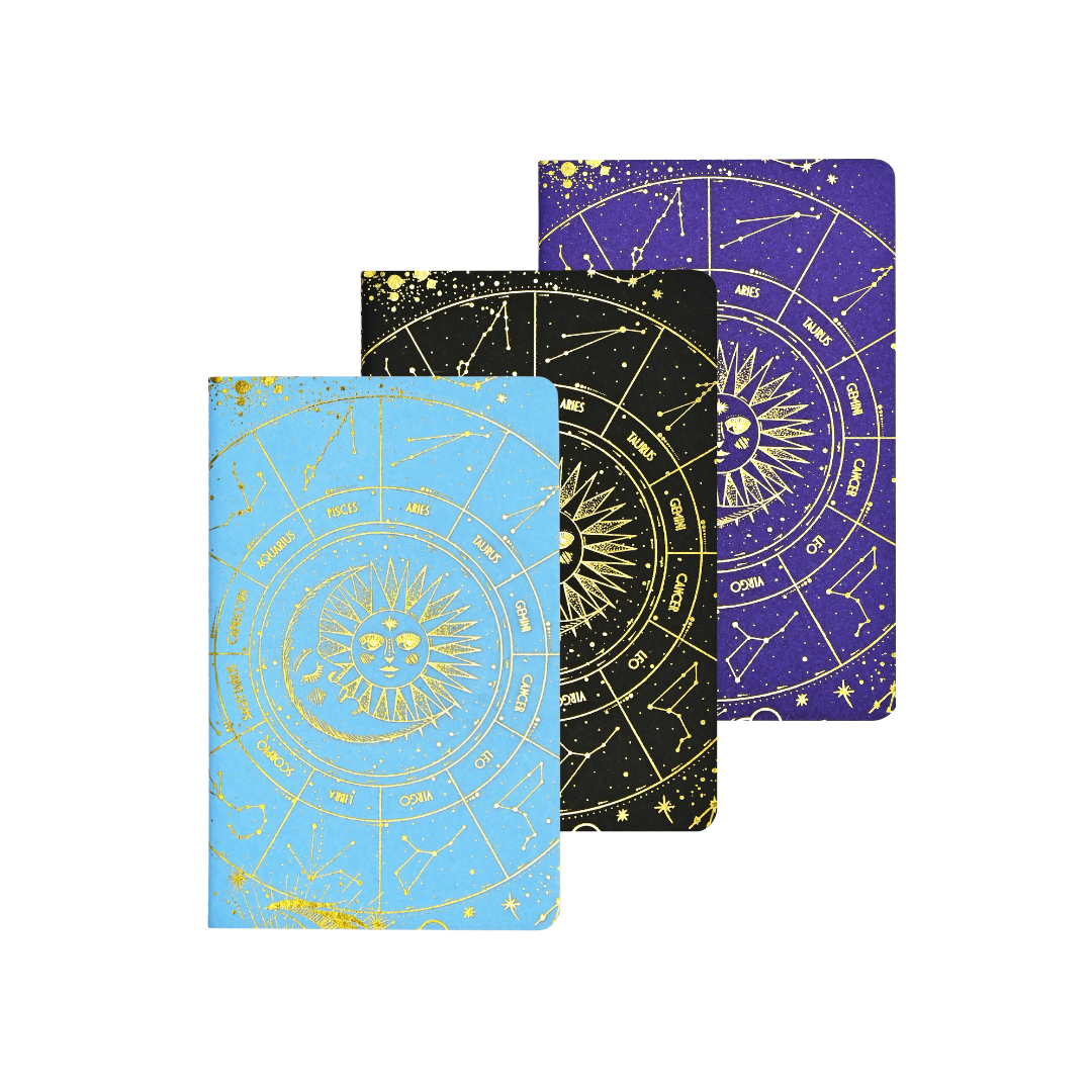 Celestial Jotter Mini Lined Notebooks